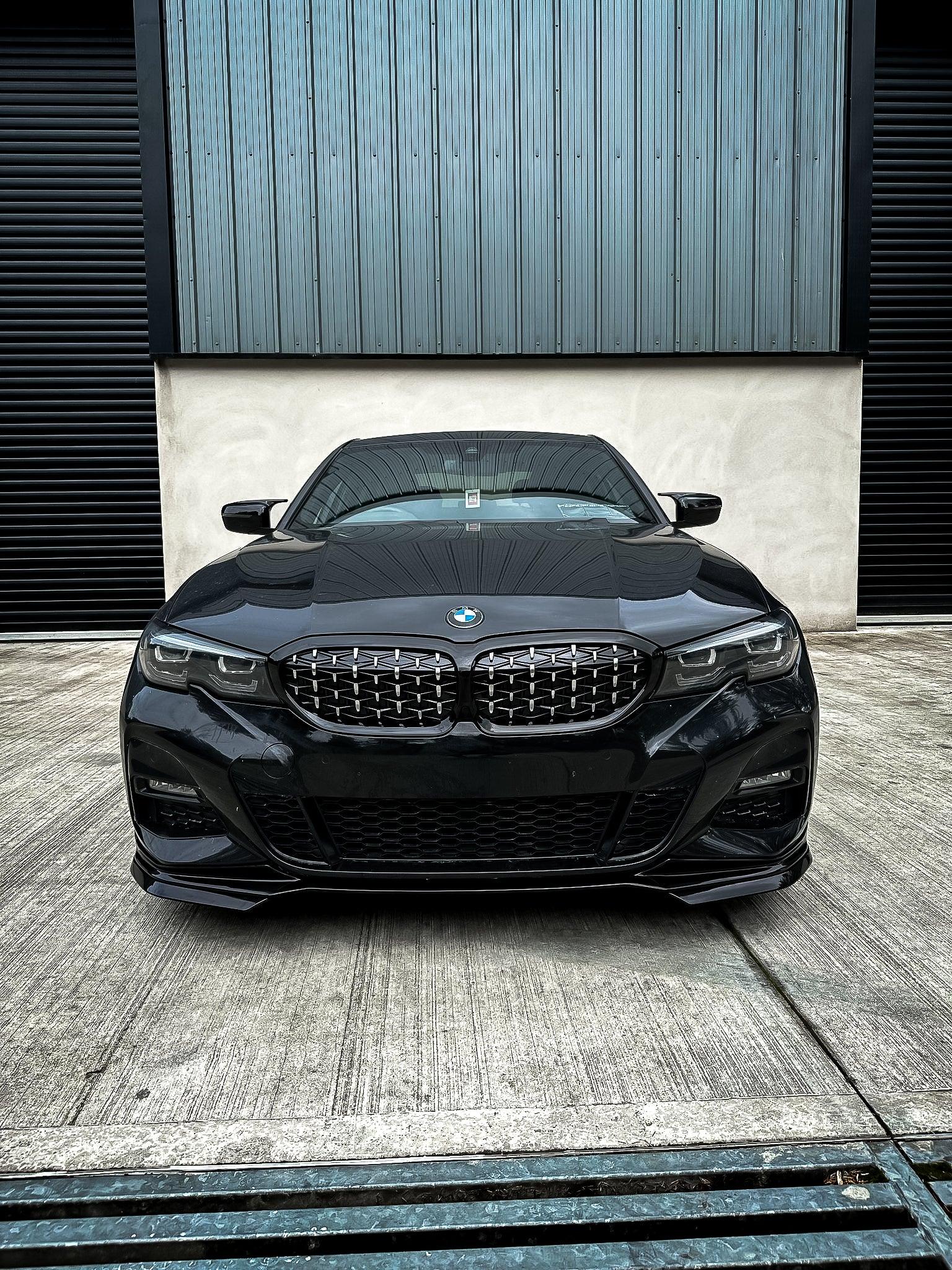 BMW 3 Series G20/G21 2018 - 2021 (pre - lci) Diamond Style Front Grill Gloss Black & Silver