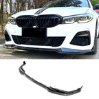 BMW 3 Series M Sport G20 G21 2018 - 2021 (pre - lci) Front Splitter Lip Carbon Look