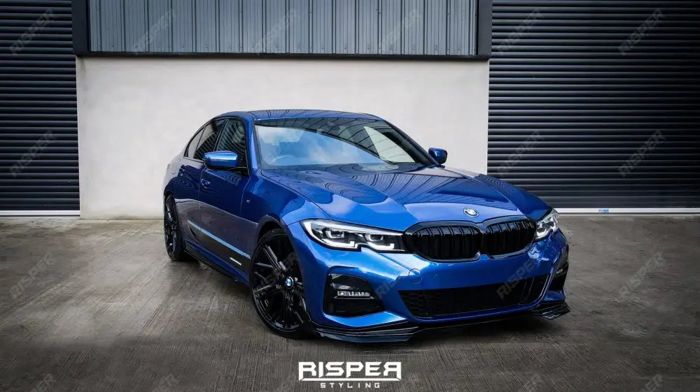BMW 3 Series M Sport G20/G21 2018 - 2021 (pre - lci) Front Splitter Lip Gloss Black