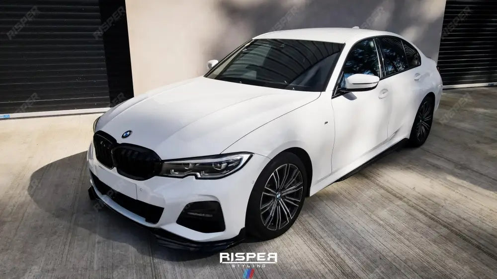 BMW 3 Series M Sport G20/G21 2018 - 2021 (pre - lci) Front Splitter Lip Gloss Black