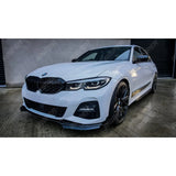 BMW 3 Series M Sport G20/G21 2018 - 2021 (pre - lci) Front Splitter Lip Gloss Black