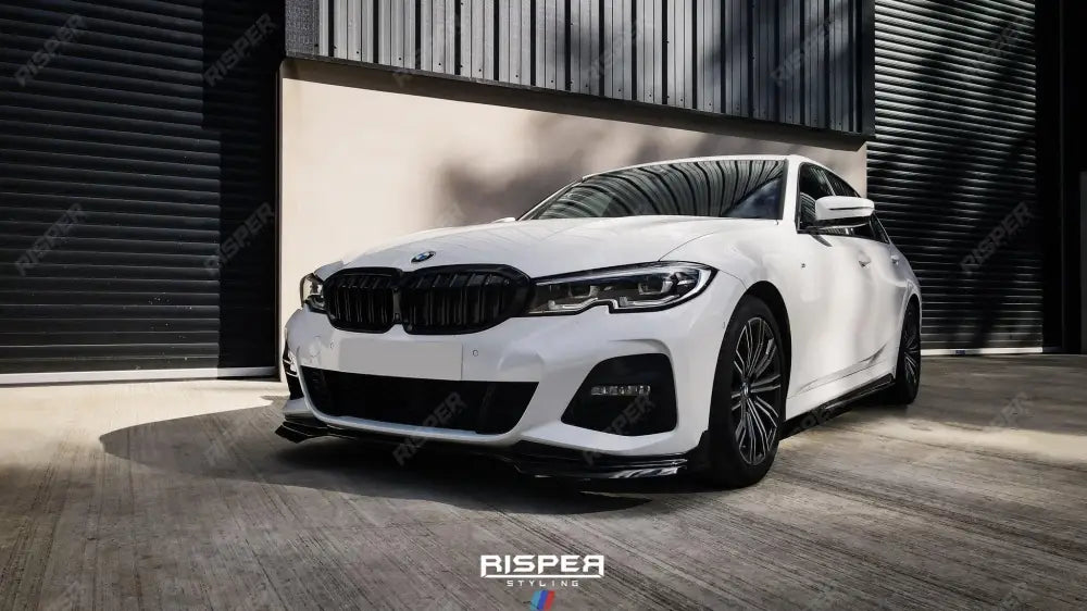 BMW 3 Series M Sport G20/G21 2018 - 2021 (pre - lci) Front Splitter Lip Gloss Black