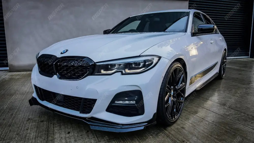 BMW 3 Series M Sport G20/G21 2018 - 2021 (pre - lci) Front Splitter Lip Gloss Black