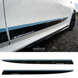 BMW 3 Series M Sport G20/G21 2018+ Gloss Black M Performance Side Door Stickers