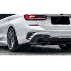 BMW 3 SERIES TOURING G21 2019-2022 REAR BUMPER SPORT VENTS IN GLOSS BLACK Body Trims