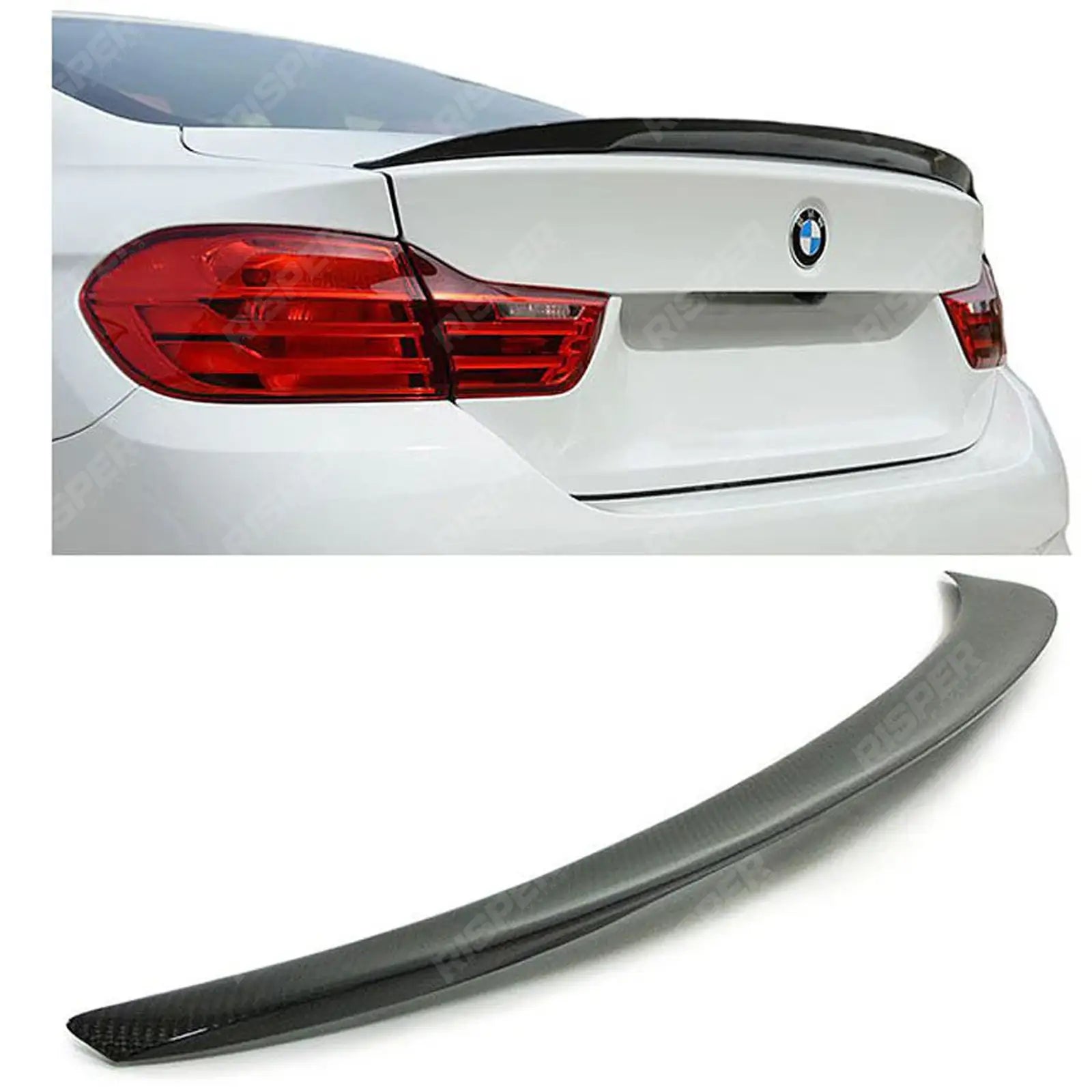 BMW 4 Series F32 2014-2020 - MP Style Rear Spoiler In Carbon Spoiler Main image