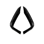 BMW 4 SERIES F32 & F36 2014-2020 M SPORT FRONT UPPER CANARDS IN GLOSS BLACK Body Trims