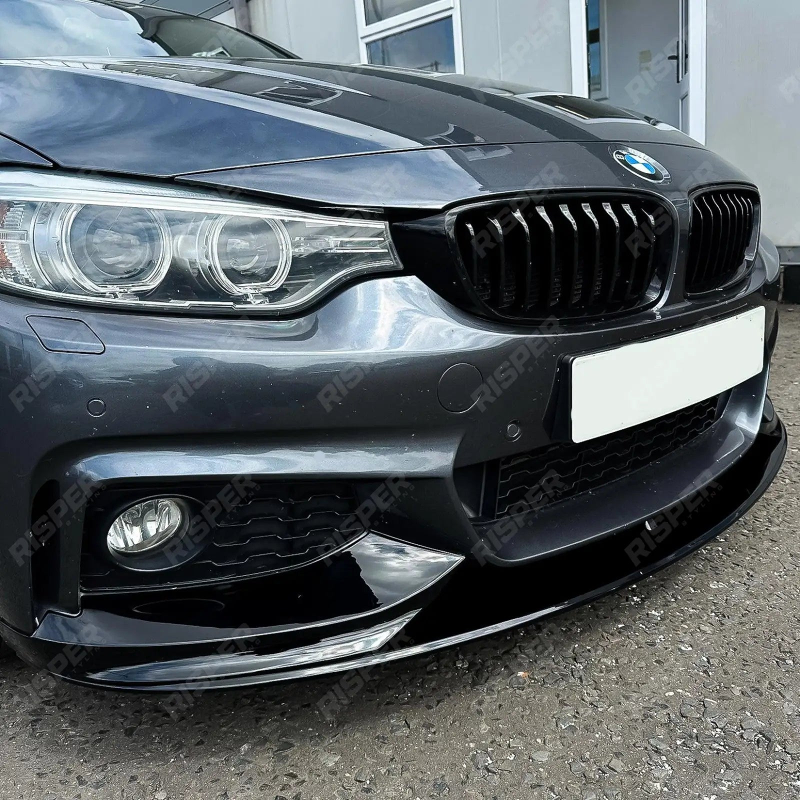 BMW 4 Series F32/F36 M Sport Front Splitter in Gloss Finish