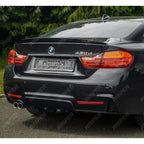 BMW 4 Series F32 M Sport 2014-2020 Gloss Black Full Aero Body Lip Kit - Diffuser 00___ Aero Kit