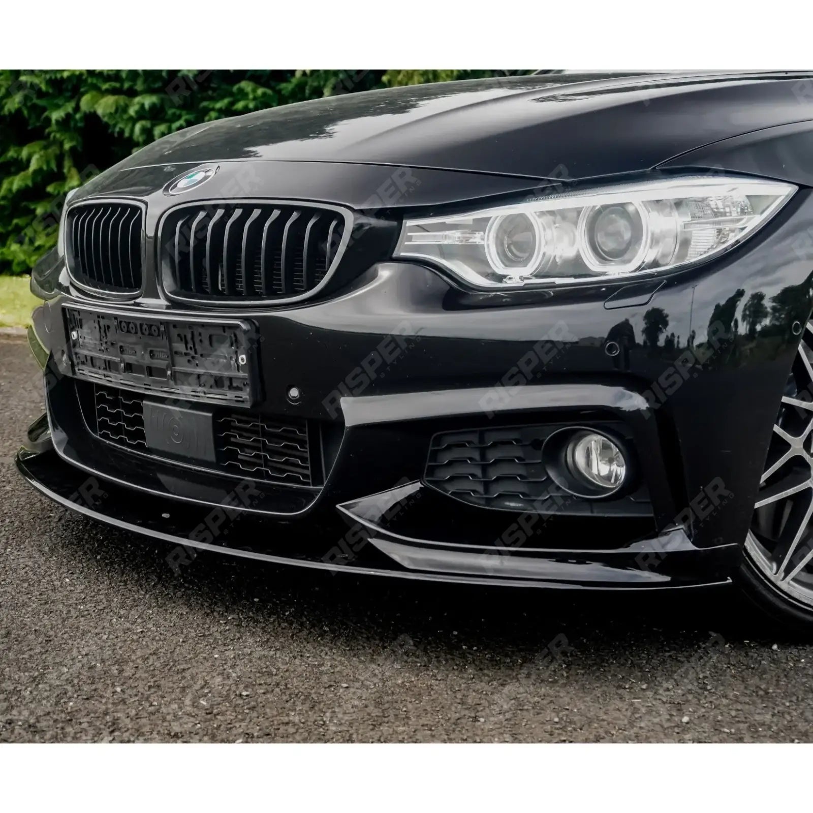 BMW 4 Series F32 M Sport 2014-2020 Gloss Black Full Aero Body Lip Kit - Diffuser 00__00 Aero Kit