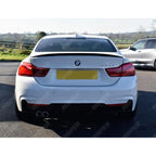 BMW 4 Series F32 M4 F82 - Gloss Black Rear Boot Spoiler