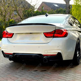BMW 4 Series F36 2014 - 2020 Gran Coupe - MP Style Rear Spoiler In Matt Black