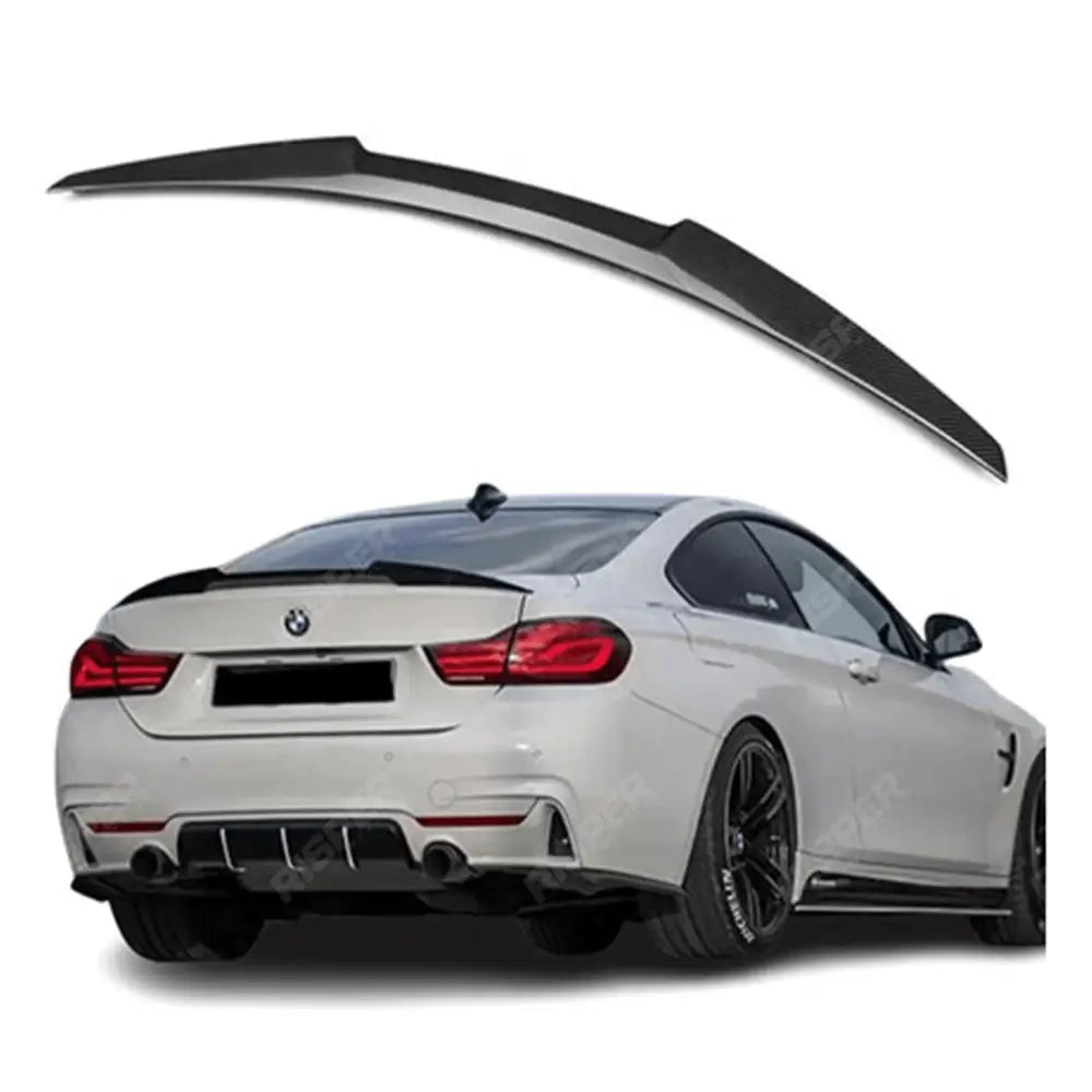 Bmw 4 Series F36 M Sport 2014 - 2020 Gran Coupe - M4 Style Rear Spoiler In Carbon Look