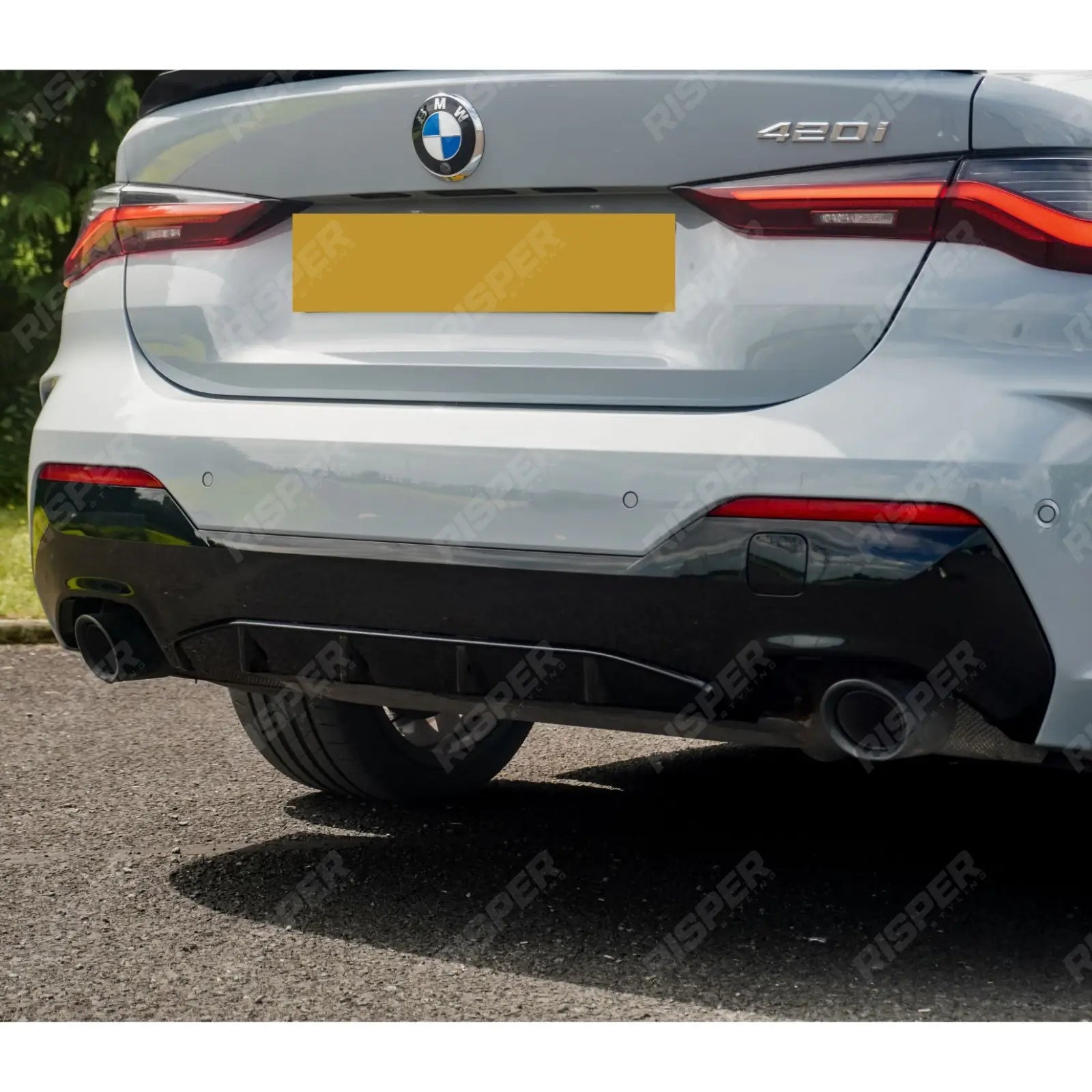 BMW 4 Series G22 2020+ M Sport - Gloss Black Full Aero Kit with Exhaust Tips Aero Kit