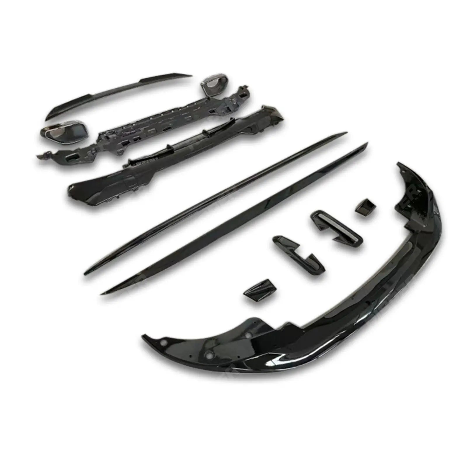 BMW 4 Series G22 2020+ M Sport - Gloss Black Full Aero Kit with Exhaust Tips