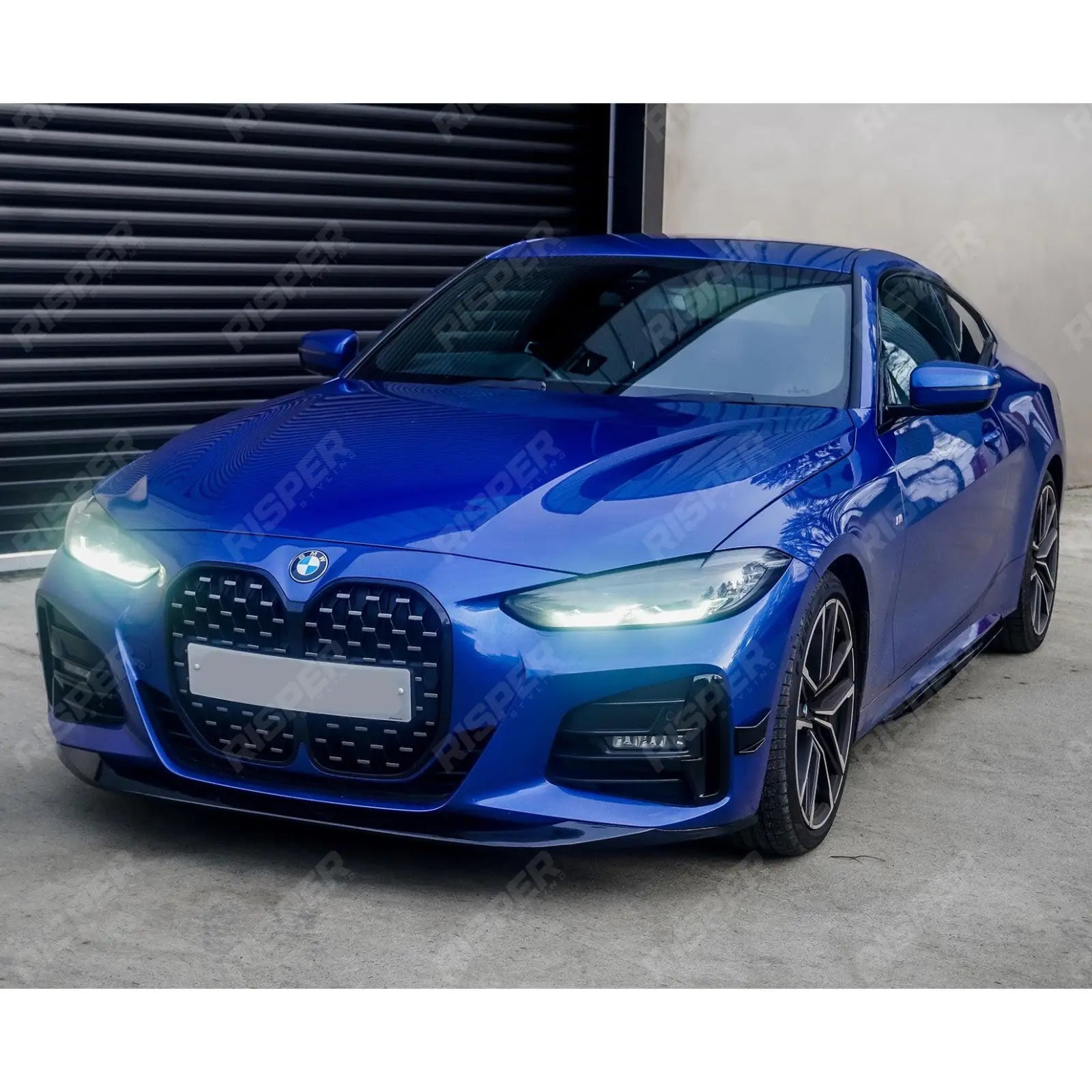 BMW 4 Series G22 2020+ M Sport - Gloss Black Full Aero Kit with Exhaust Tips