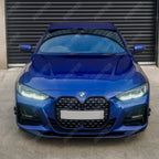 BMW 4 Series G22 2020+ M Sport - Gloss Black Full Aero Kit with Exhaust Tips