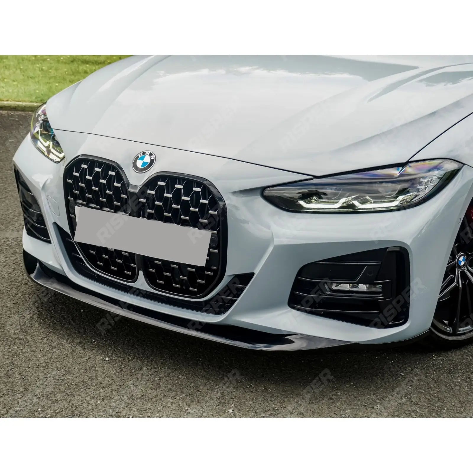 BMW 4 Series G22 2020+ M Sport - Gloss Black Full Aero Kit with Exhaust Tips Aero Kit