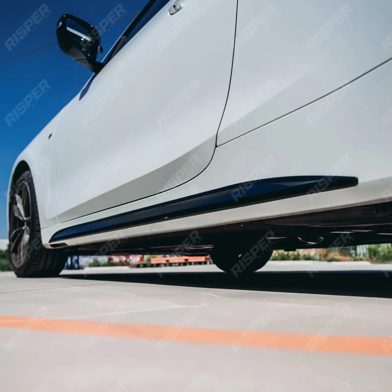 BMW 4 Series G22 2020+ M Sport - Gloss Black Full Aero Kit with Exhaust Tips - Aero Kit