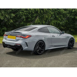 BMW 4 Series G22 2020+ M Sport - Gloss Black Full Aero Kit with Exhaust Tips Aero Kit