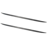 Bmw 4 Series G22 M Sport 2020+ Side Skirt Splitters In Carbon Look