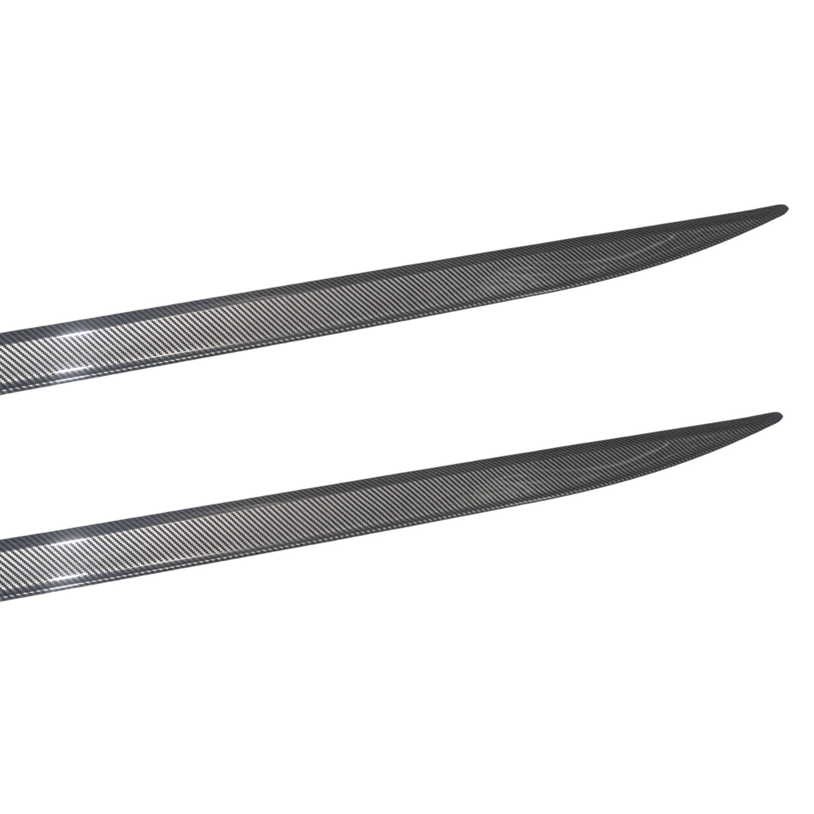 Bmw 4 Series G22 M Sport 2020+ Side Skirt Splitters In Carbon Look