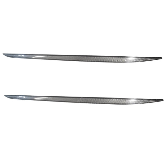 Bmw 4 Series G22 M Sport 2020+ Side Skirt Splitters In Carbon Look