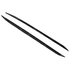 BMW 4 Series G22 M Sport 2020+ Side Skirt Splitters in Gloss Black