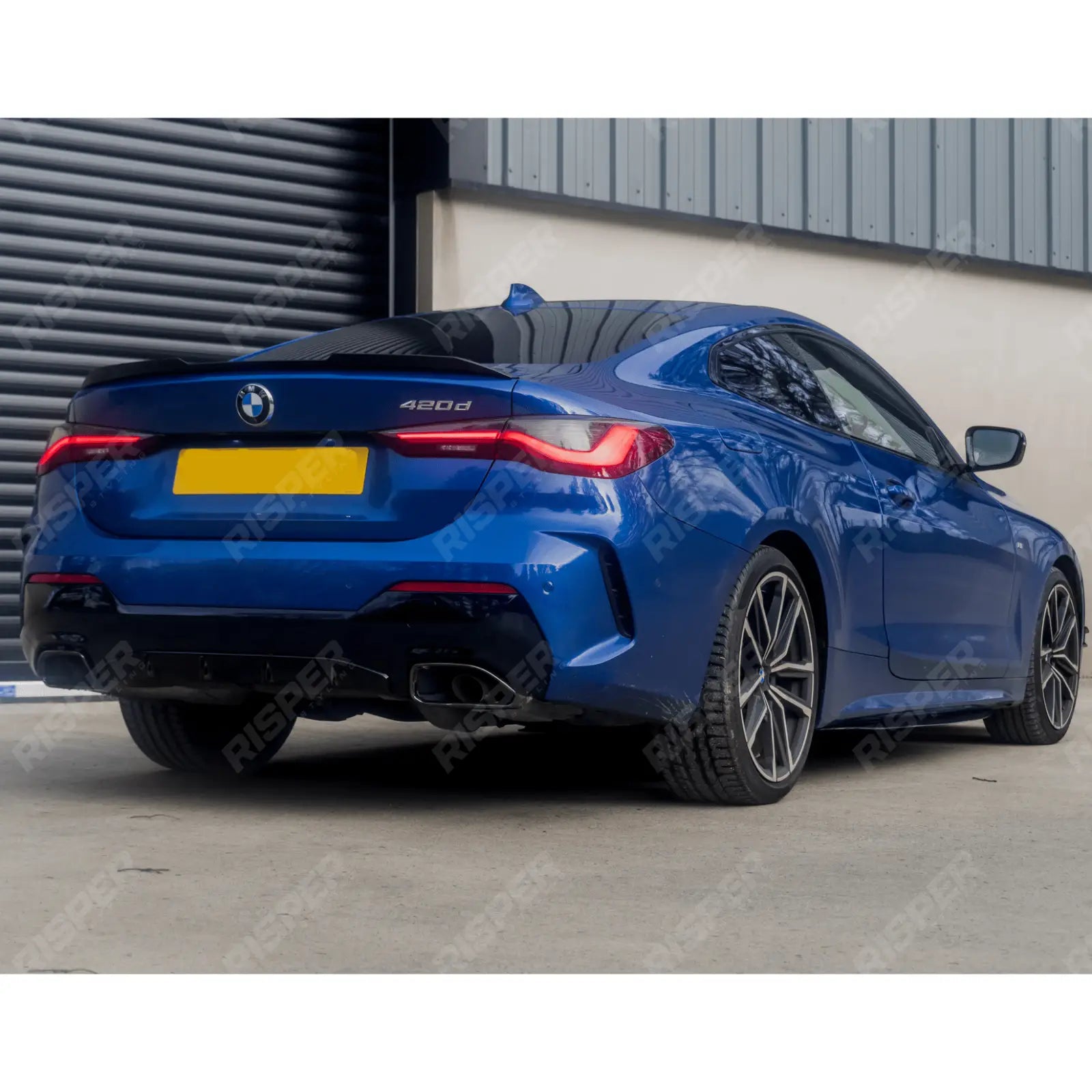 BMW 4 Series G22 M Sport 2020+ Side Skirt Splitters in Gloss Black