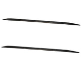 Bmw 4 Series G22 M Sport 2020+ Side Skirt Splitters In Matte Black