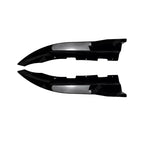 BMW 4 SERIES GRAND COUPE G26 2020+ REAR BUMPER CORNER SPLITTERS IN GLOSS BLACK Rear Side Splitters