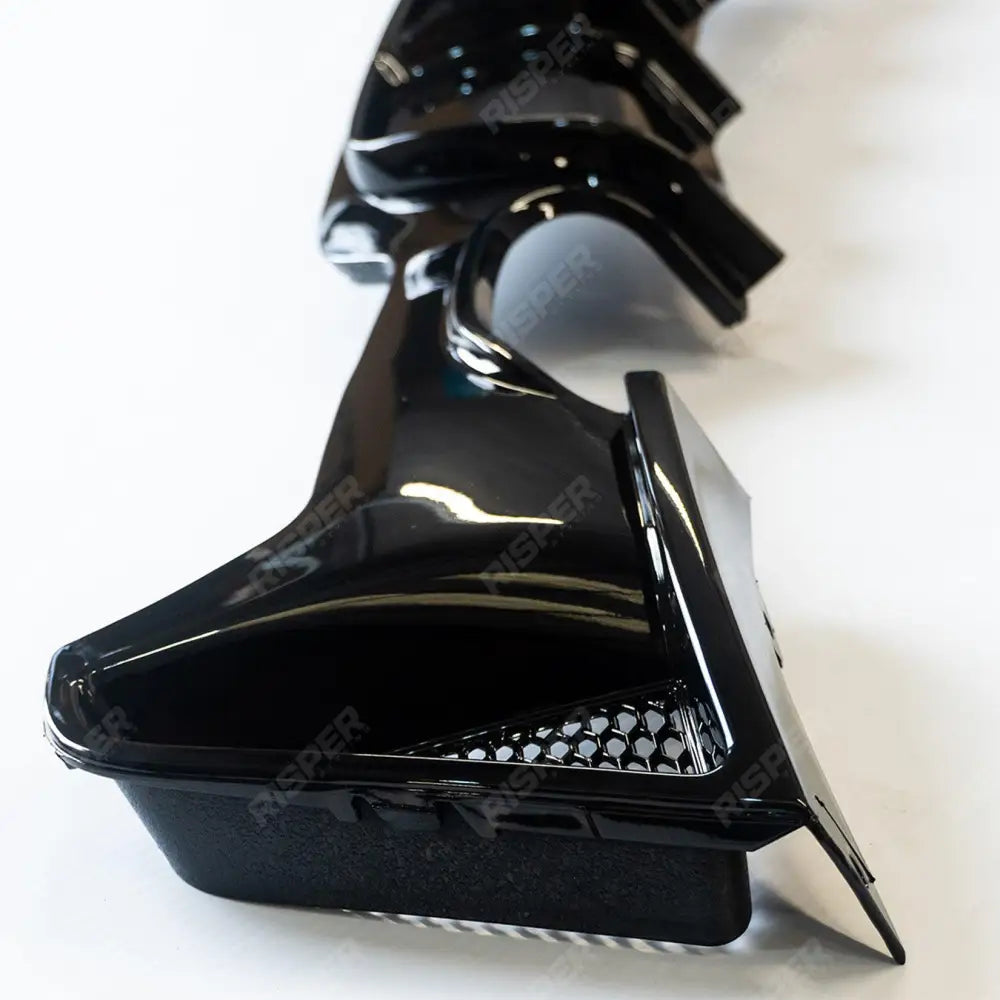 BMW 4 Series M Sport F32 F36 - Gloss Black Rear Diffuser Single Side Dual Tip
