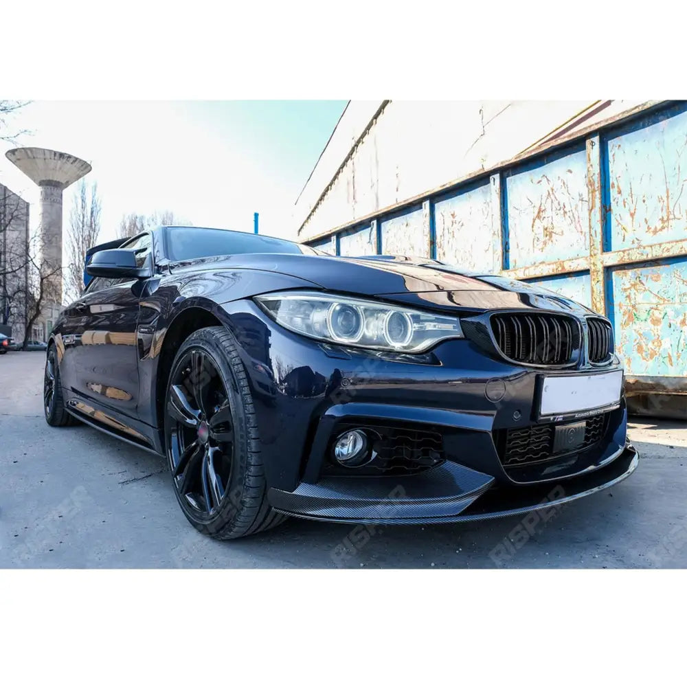 BMW 4 Series M Sport F32/F36 M Performance Front Splitter in Carbon Look