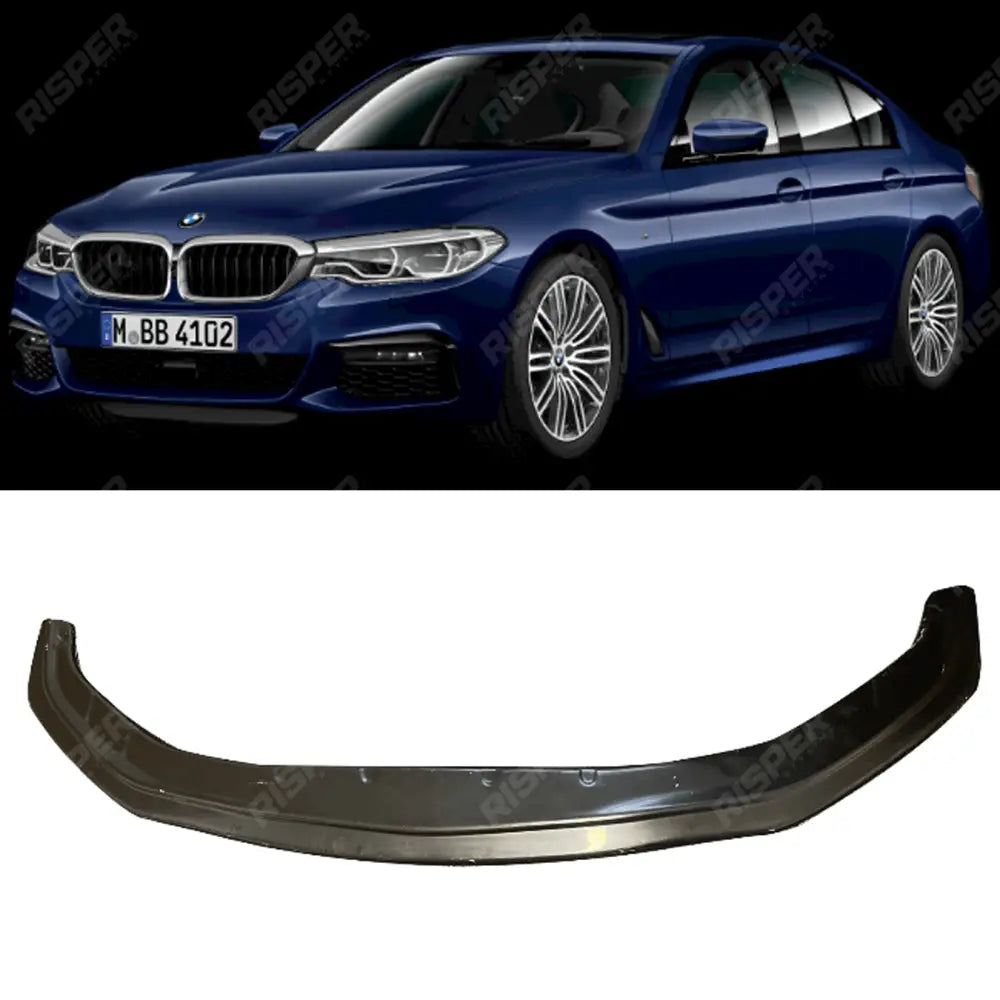 BMW 5 Series 2017 - 2020 M Sport Risper Front Splitter - Gloss Black