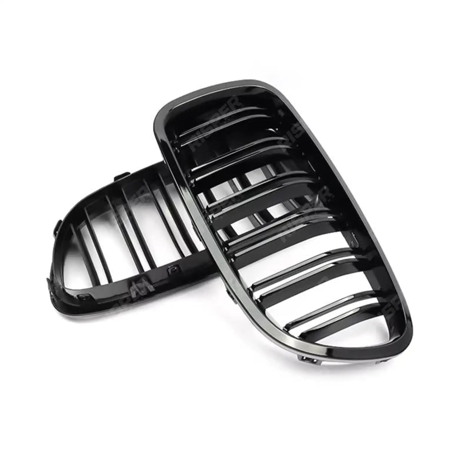 BMW 5 Series F10 2009-2017 DUAL SLAT FRONT GRILL IN GLOSS BLACK Grilles