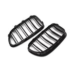 BMW 5 Series F10 2009-2017 DUAL SLAT FRONT GRILL IN GLOSS BLACK Grilles