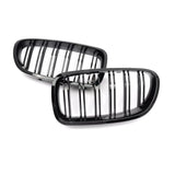 BMW 5 Series F10 2009-2017 DUAL SLAT FRONT GRILL IN GLOSS BLACK Grilles