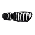 BMW 5 Series F10 2009-2017 DUAL SLAT FRONT GRILL IN GLOSS BLACK Grilles