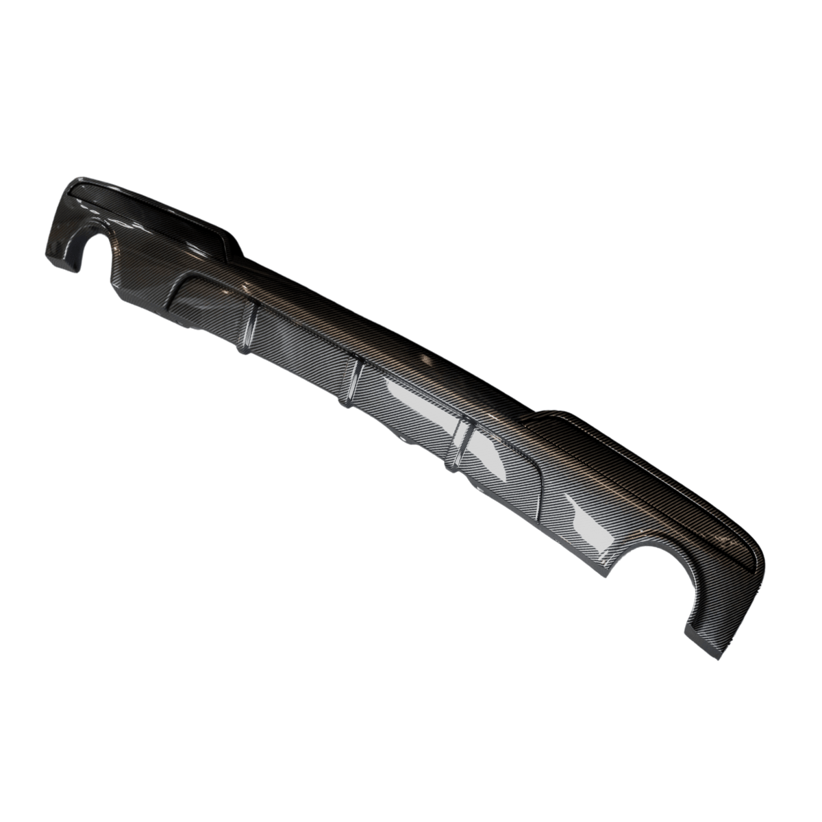 Bmw 5 Series F10 M Sport 2009 - 2017 Rear Diffuser In Carbon Look 0____0