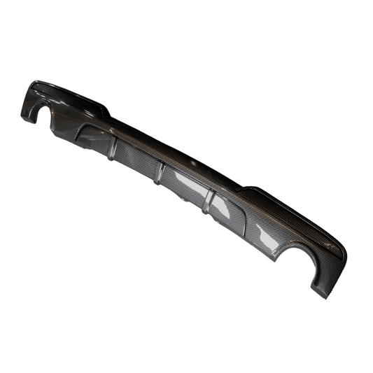 Bmw 5 Series F10 M Sport 2009 - 2017 Rear Diffuser In Carbon Look 0____0