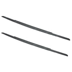 Bmw 5 Series F10 M Sport 2009 - 2017 Side Skirt Splitters In Matte Black
