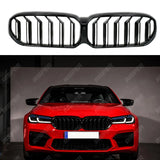 BMW 5 Series G30 G31 2021+ LCI Upgrade Front Grill in Gloss Black - M5 Look