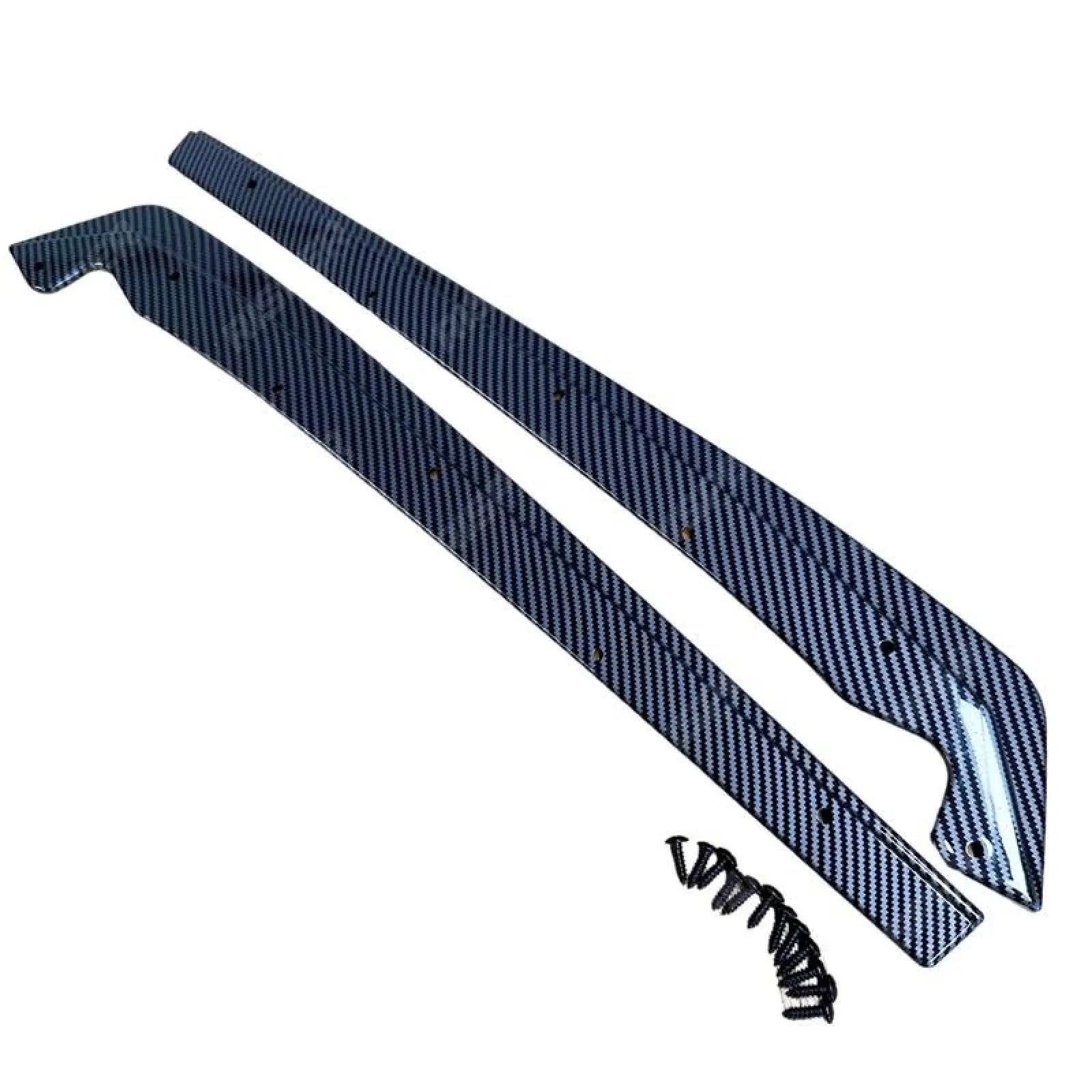 BMW 5 Series G30 G38 M Sport 2018 - 2022 Pre Lci Rear Bumper Splitters In Carbon Look