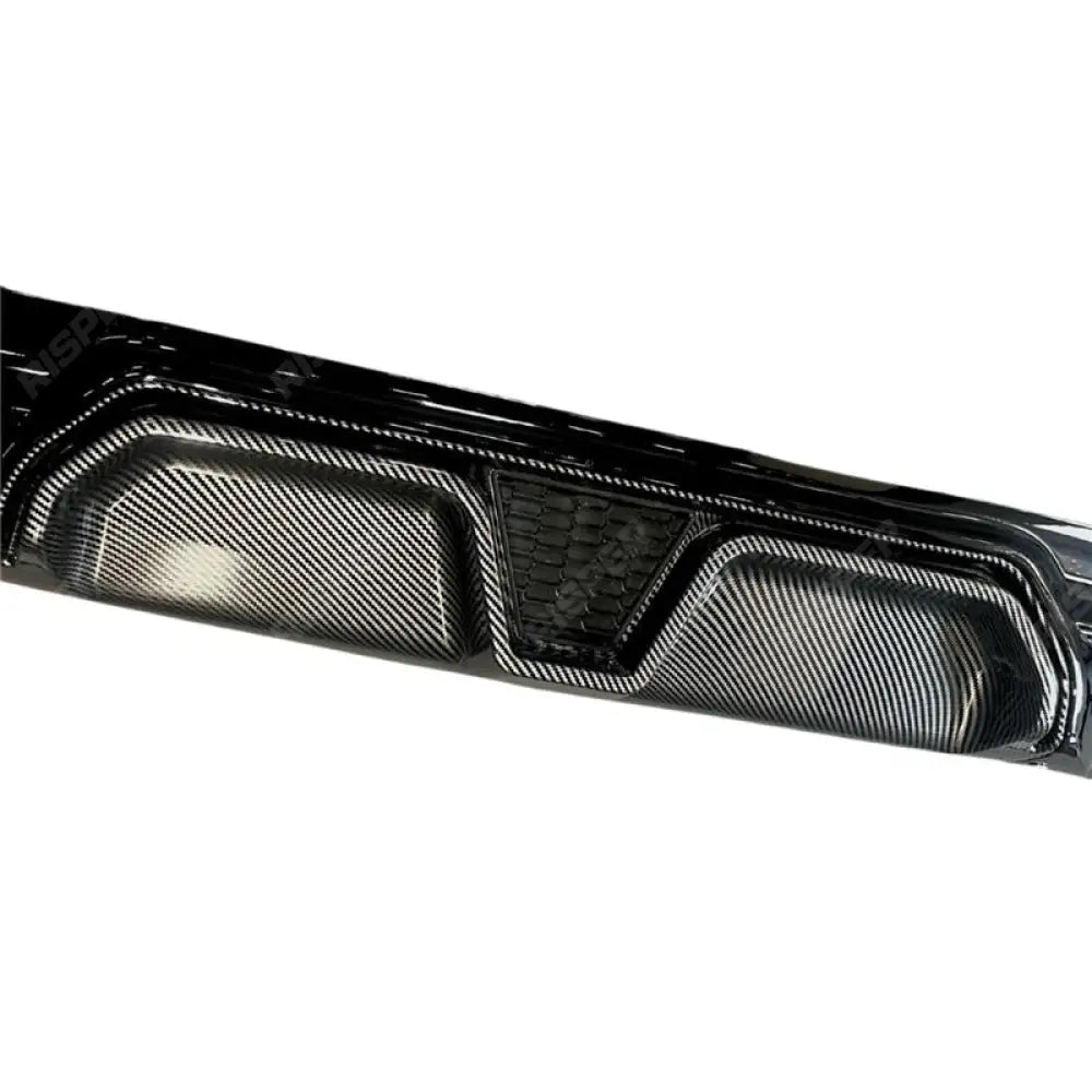 BMW 5 Series G30 G38 M Sport Pre LCI 2018 - 2022 CS Rear Diffuser In Carbon Look