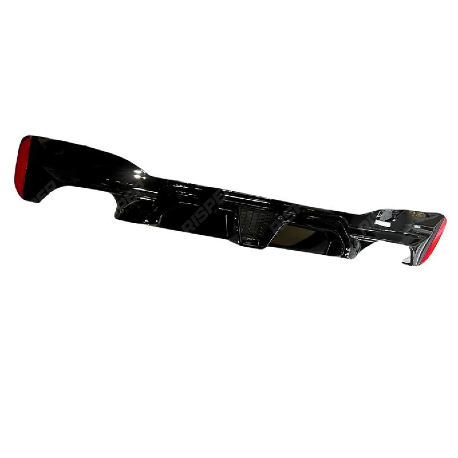 BMW 5 Series G30 G38 M Sport Pre LCI 2018 - 2022 CS Rear Diffuser In Gloss Black