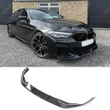 BMW 5 Series G30 M Sport LCI Facelift 2021+ Gloss Black Front Splitter Lip