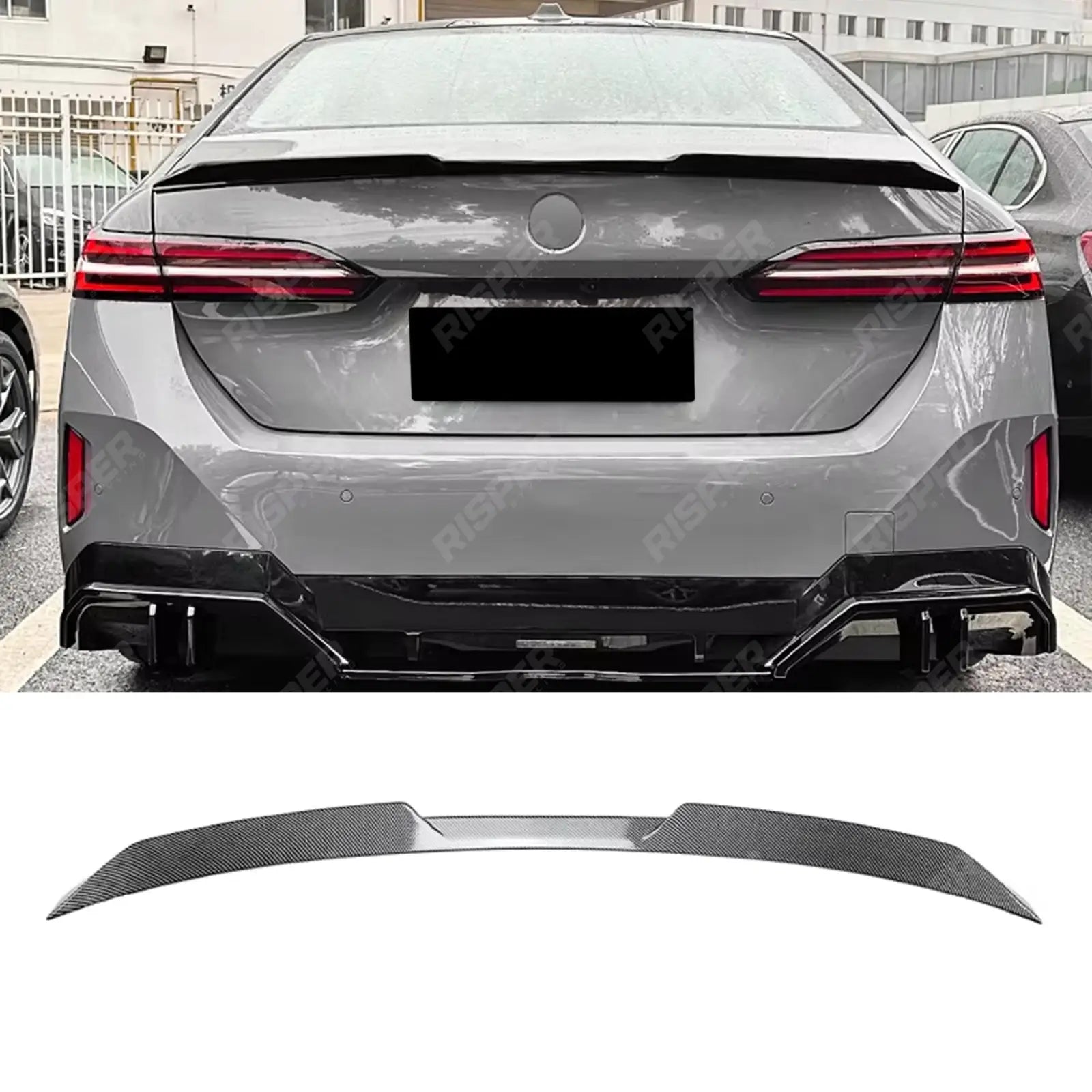 BMW 5 Series G60 2024 On M Performance Spoiler In Carbon Look Main image