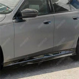 BMW 5 Series G60 2024 ON M Sport Side Skirts In Gloss Black