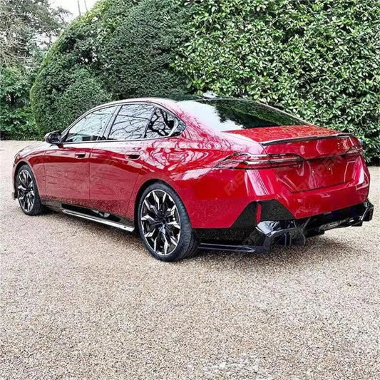 BMW 5 Series G60 2024 ON M Sport Side Skirts In Gloss Black