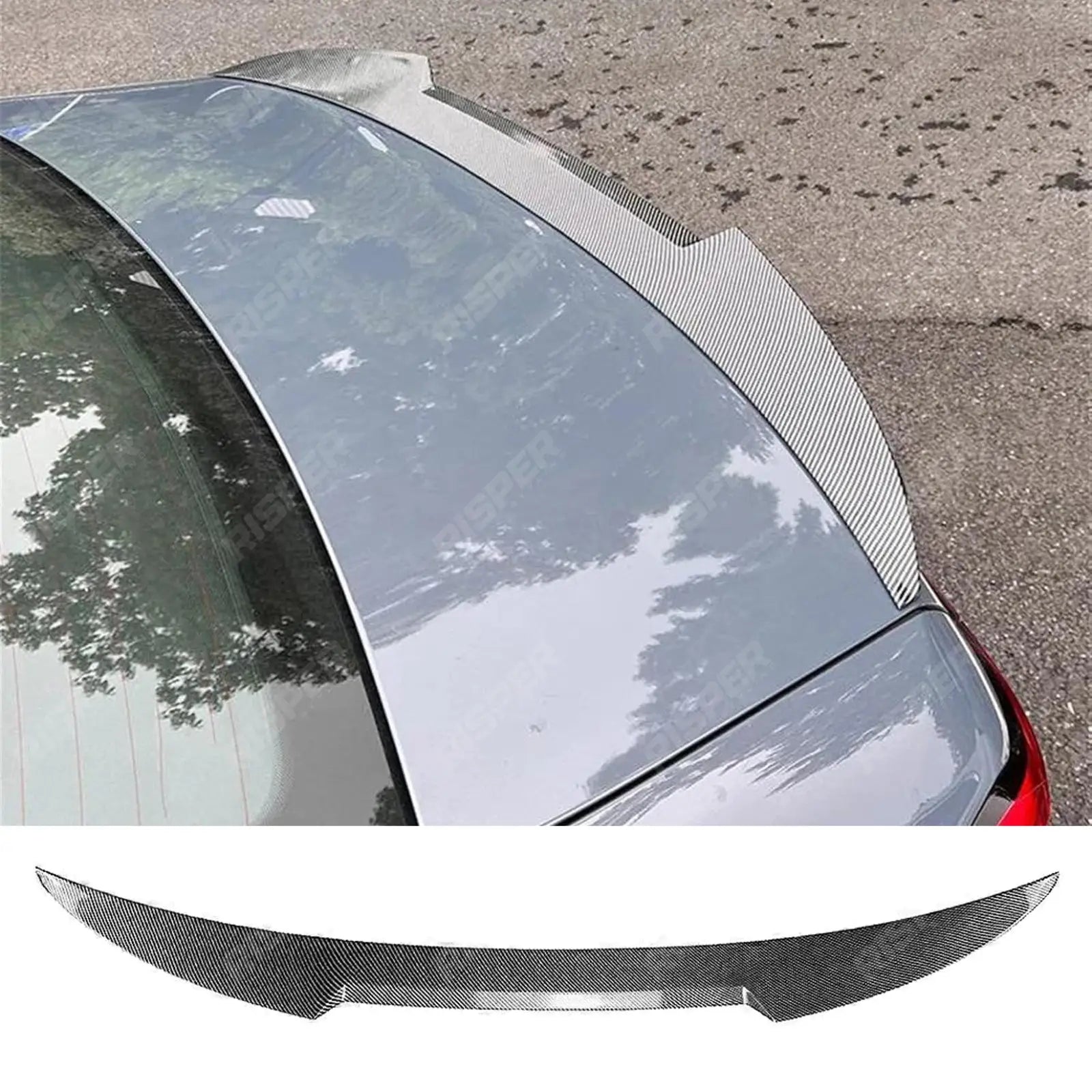 BMW 5 Series G60 2024 On M4 Style Spoiler In Carbon Look Main image